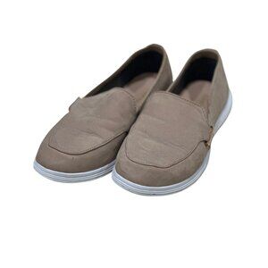 Womens Cole Haan Ella Venitian Nubuck Soft Leather Flat Loafers Shoes Size 7.5 B